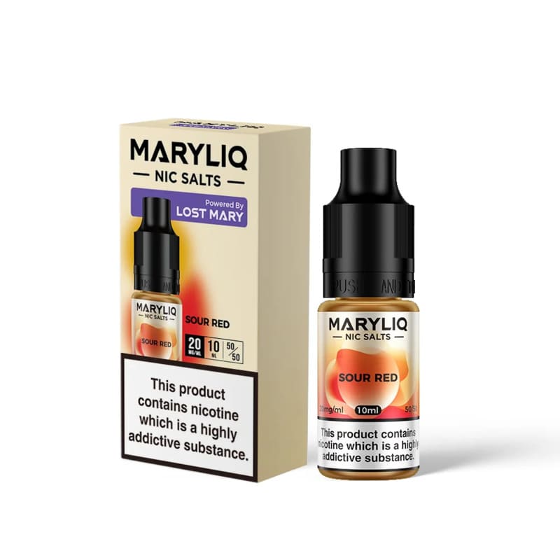 Sel de Nicotine Lost Mary Maryliq Sour Red 10ml 10 mg | VAPEVO