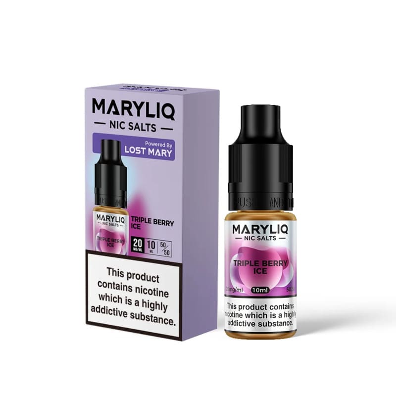 Sel de Nicotine Lost Mary Maryliq Triple Berry Ice 10ml 10 mg | VAPEVO