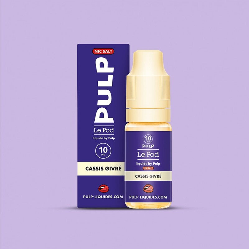 Sel de Nicotine Pulp Le Pod Cassis Givré 10ml 0 mg | VAPEVO