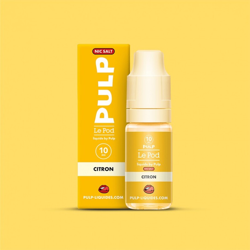 Sel de Nicotine Pulp Le Pod Citron 10ml 0 mg | VAPEVO