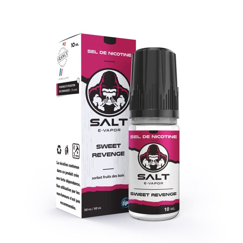 Sel de Nicotine Salt E-Vapor Sweet Revenge 10ml 10 mg | VAPEVO