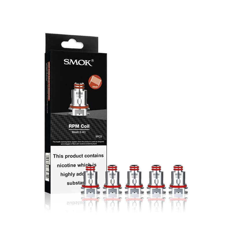 SMOKTECH RPM - Pack de 5 Résistances-Mesh 0.4 ohm-VAPEVO