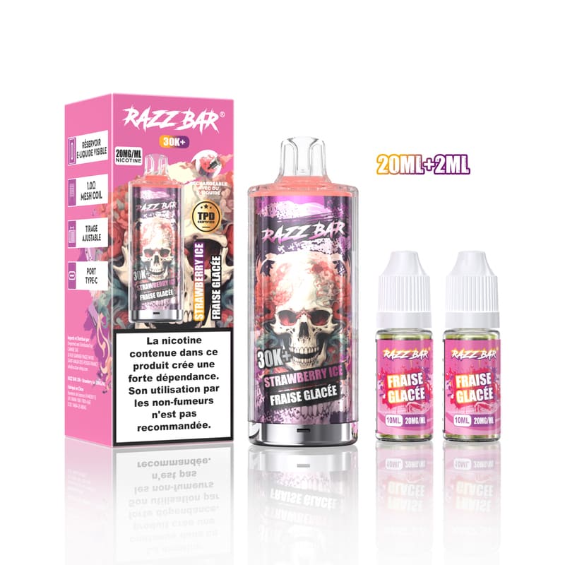Kit Razz Bar 30K 20mg