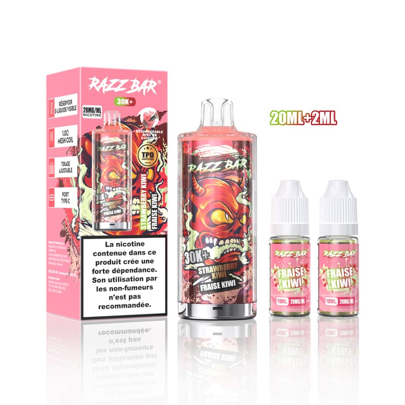 Kit Razz Bar 30K 20mg