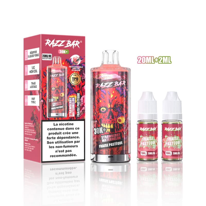 Kit Razz Bar 30K 20mg