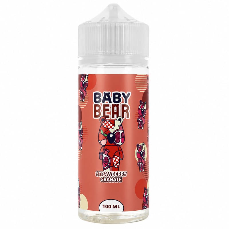 E-liquide Strawberry Granate 100ml 0mg – Baby Bear