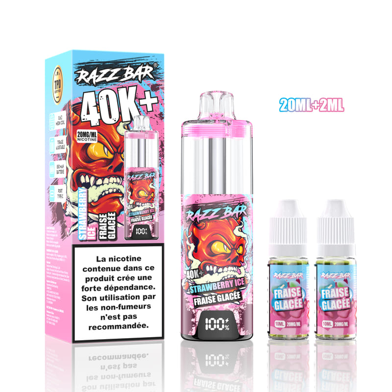Kit Razz Bar 40K 20mg