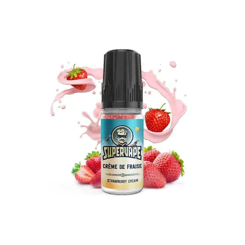 SUPERVAPE Crème De Fraise - Arôme Concentré 10ml-VAPEVO