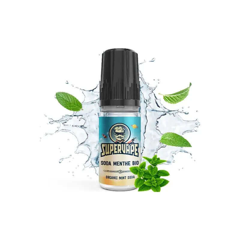 SUPERVAPE Soda Menthe Bio - Arôme Concentré 10ml-VAPEVO
