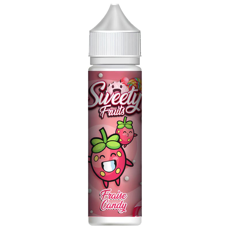 SWEETY FRUITS E-liquid Strawberry Candy 50ml SWEETY FRUITS E-liquid Strawberry Candy 50ml