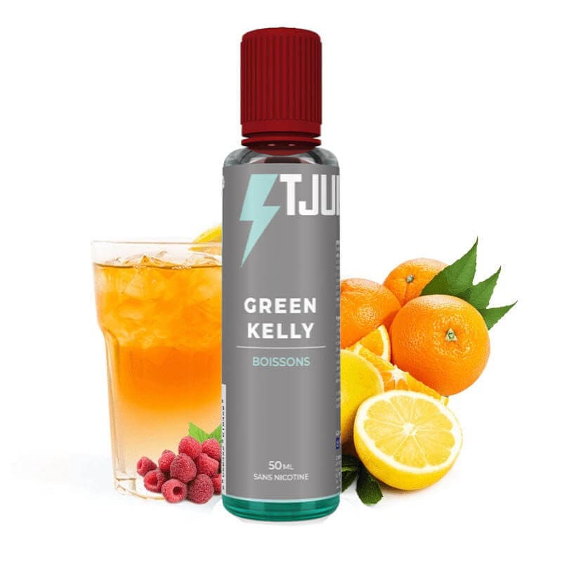 T-JUICE Green Kelly - E-liquide 50ml (DDM 12/2022) 0 mg | VAPEVO