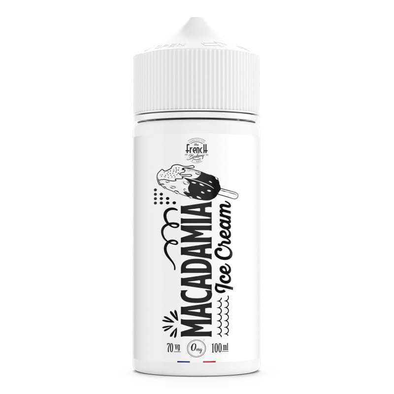 THE FRENCH BAKERY Macadamia Ice Cream - E-liquide 100ml VAPEVO THE FRENCH BAKERY Macadamia Ice Cream - E-liquide 100ml VAPEVO