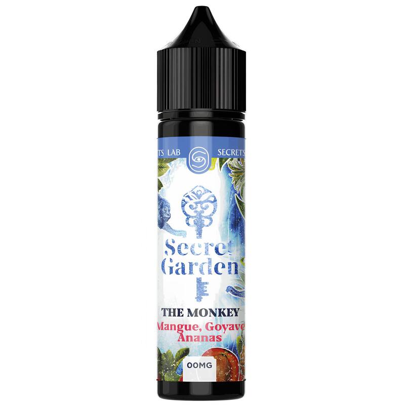 E-liquide The Monkey 50ml 0mg – Secret Garden