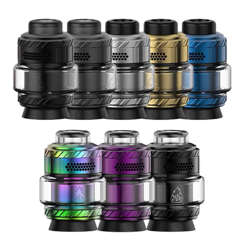 THUNDER CLOUD X MIKE VAPES Blaze Pro Max - Atomiseur RTA 5.5ml 28mm-Matte Black-VAPEVO