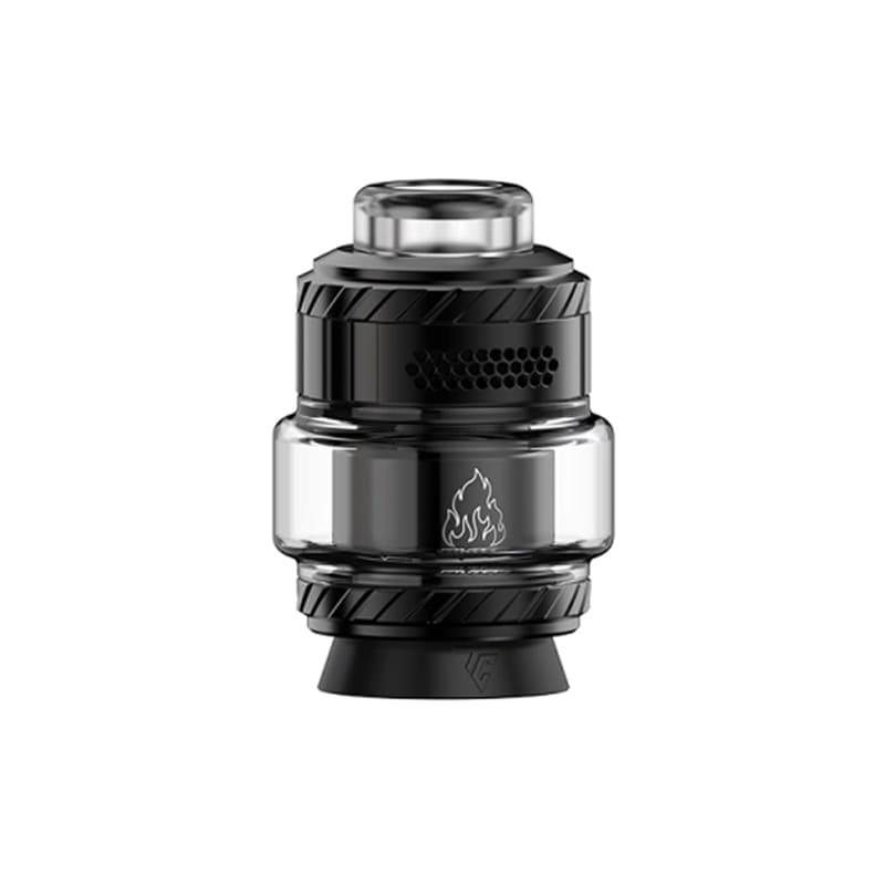 THUNDER CLOUD X MIKE VAPES Blaze Pro Max - Atomiseur RTA 5.5ml 28mm-Silver Black-VAPEVO
