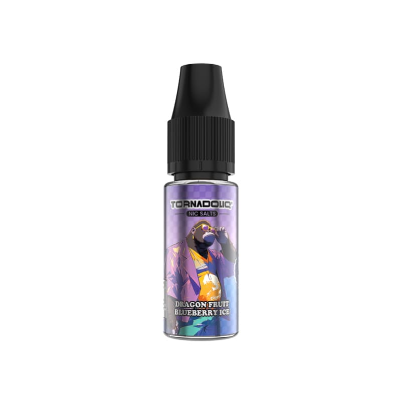 TORNADOLIQ Dragon Fruit Blueberry Ice - Sel de nicotine 10ml-10 mg-VAPEVO