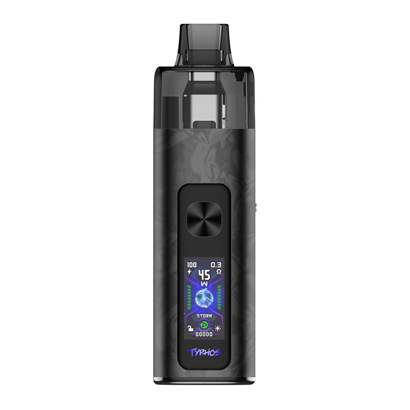 UWELL Typhos MTL/RDL - Kit E-Cigarette 45W 2000mAh 6ml-Polar Black-VAPEVO
