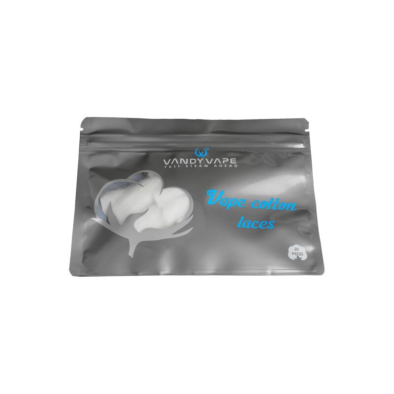 VANDY VAPE - Sachet de 20 Lacets en Coton | VAPEVO