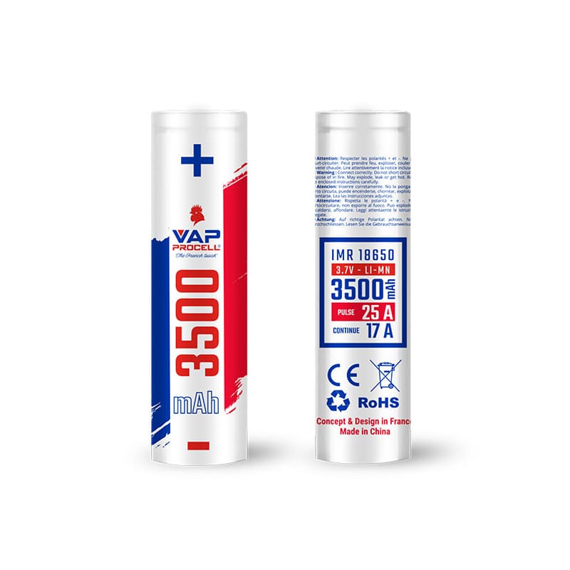 VAP PROCELL Accu IMR 18650 3500mAh-VAPEVO