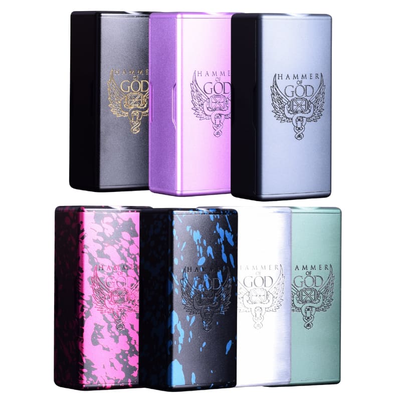 VAPERZ CLOUD Hammer Of God 200 - Box Mod 200W-Classic Black-VAPEVO