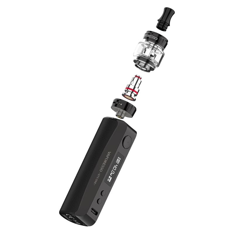 VAPORESSO GTX One - Kit E-Cigarette 40W 2000mAh-Black-VAPEVO