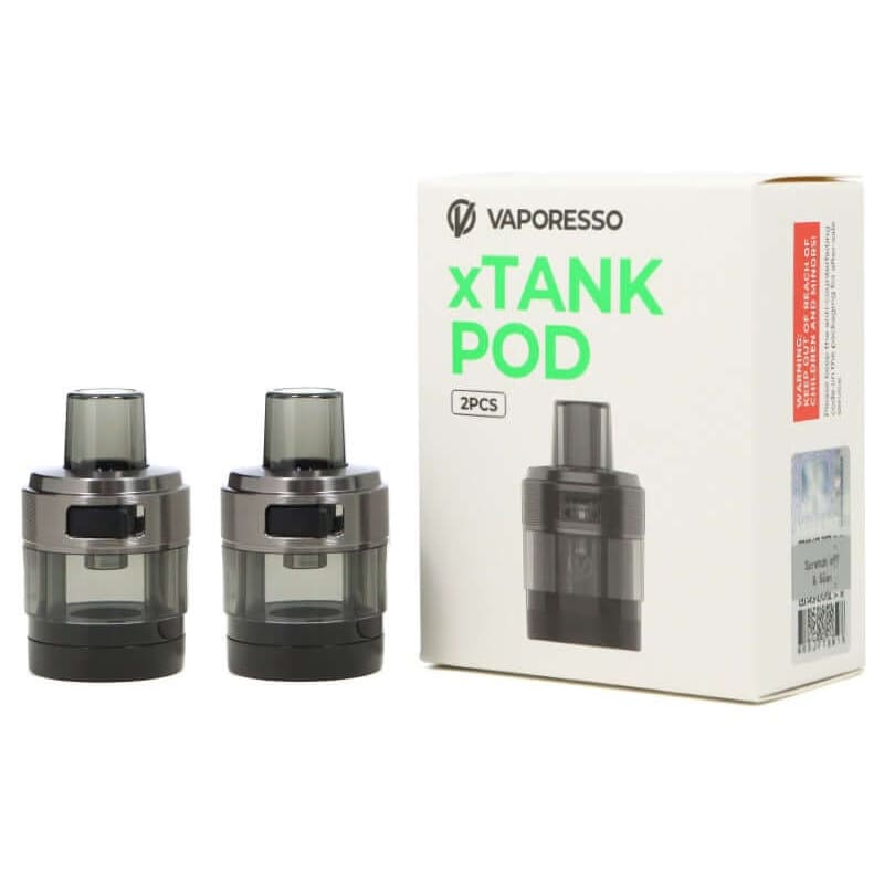 VAPORESSO xTANK Pod - Pack de 2 Cartouches Pod 4.5ml-Silver-VAPEVO