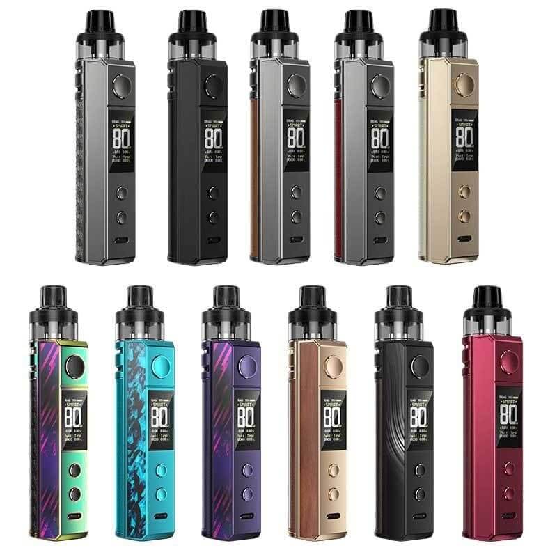 VOOPOO Drag H80S - Kit E-Cigarette 80W 4.5ml-Black-VAPEVO