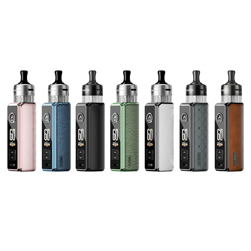 VOOPOO Drag S3 - Kit E-Cigarette 60W 3000mAh 5ml-White-VAPEVO