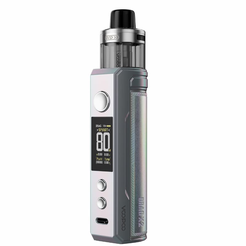 VOOPOO Drag X2 - Kit E-Cigarette 80W 5ml-Colorful Silver-VAPEVO