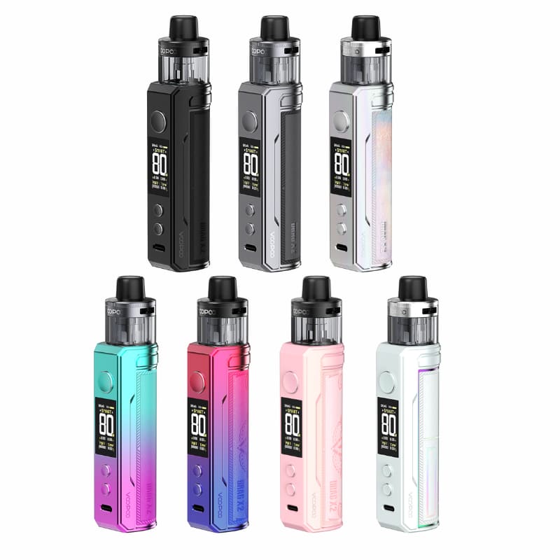 VOOPOO Drag X2 - Kit E-Cigarette 80W 5ml-Pearl White-VAPEVO