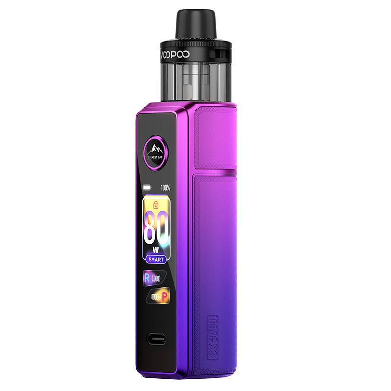 VOOPOO Drag X3 - Kit E-Cigarette 80W 5ml-Aurora Purple-VAPEVO