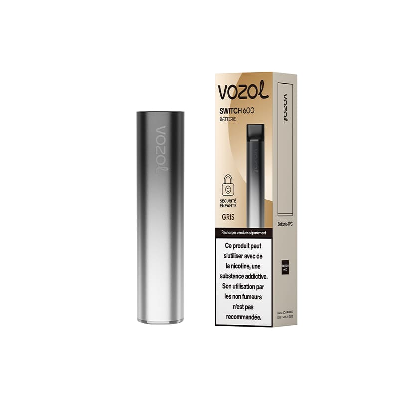 VOZOL Switch 600 - Batterie 400mAh-Grey-VAPEVO