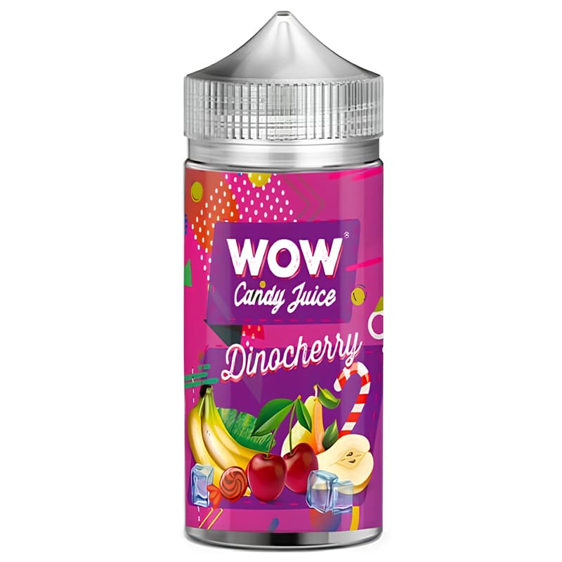 WOW CANDY JUICE Dinocherry - E-liquide 100ml WOW CANDY JUICE Dinocherry - E-liquide 100ml