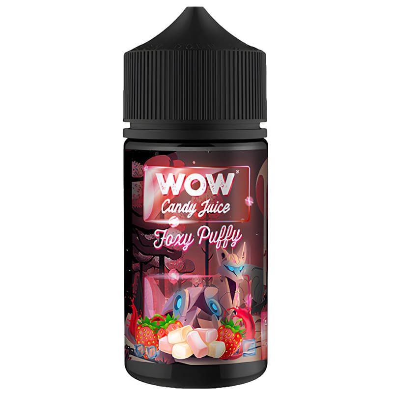 WOW Candy Juice - Foxy Puffy - E-liquido 100ml WOW Candy Juice - Foxy Puffy - E-liquido 100ml