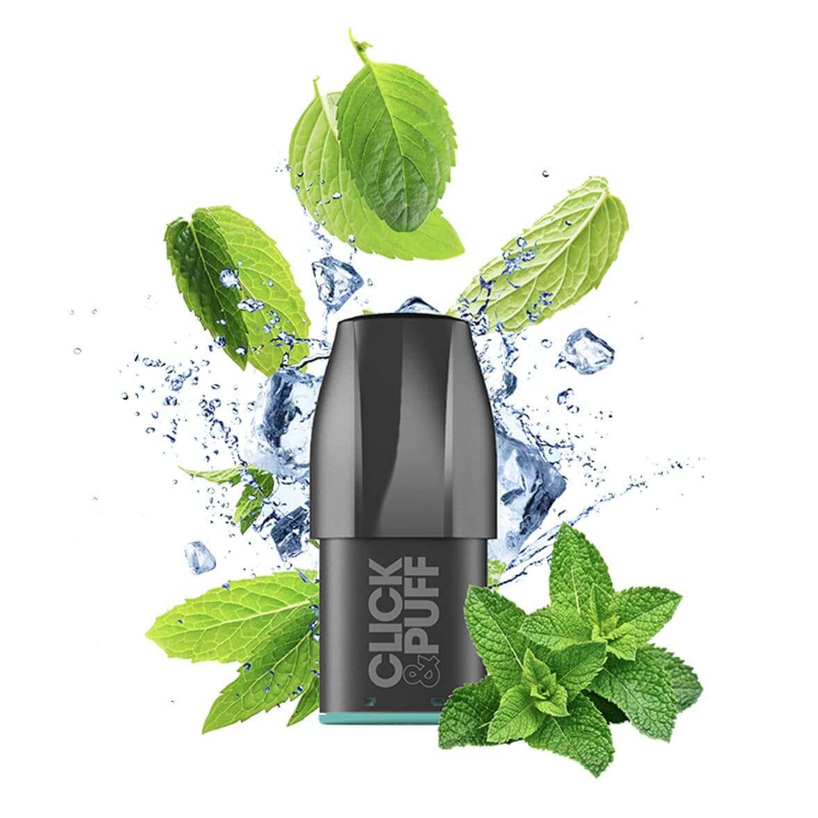 X-BAR Click & Puff - Cartouche 2ml 650 Puffs-Cool Mint-10 mg-VAPEVO