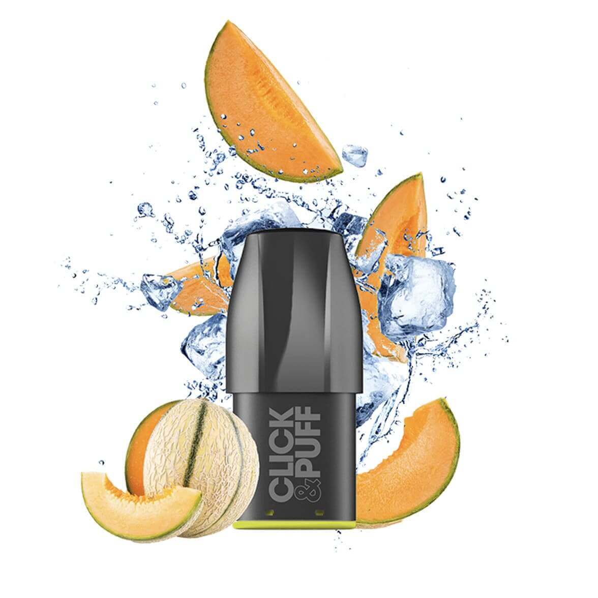 X-BAR Click & Puff - Cartouche 2ml 650 Puffs-Fizzy Melon-10 mg-VAPEVO