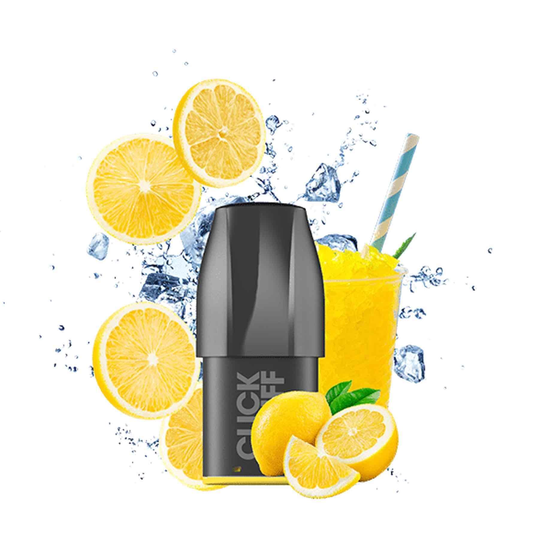 X-BAR Click & Puff - Cartouche 2ml 650 Puffs-Granita Citron-10 mg-VAPEVO