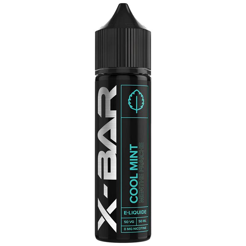 X-BAR Cool Mint - E-liquide 50ml-0 mg-VAPEVO
