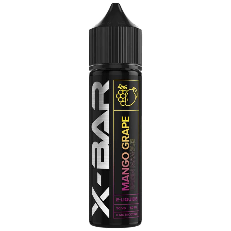 X-BAR Raisin Mangue - E-liquide 50ml-0 mg-VAPEVO