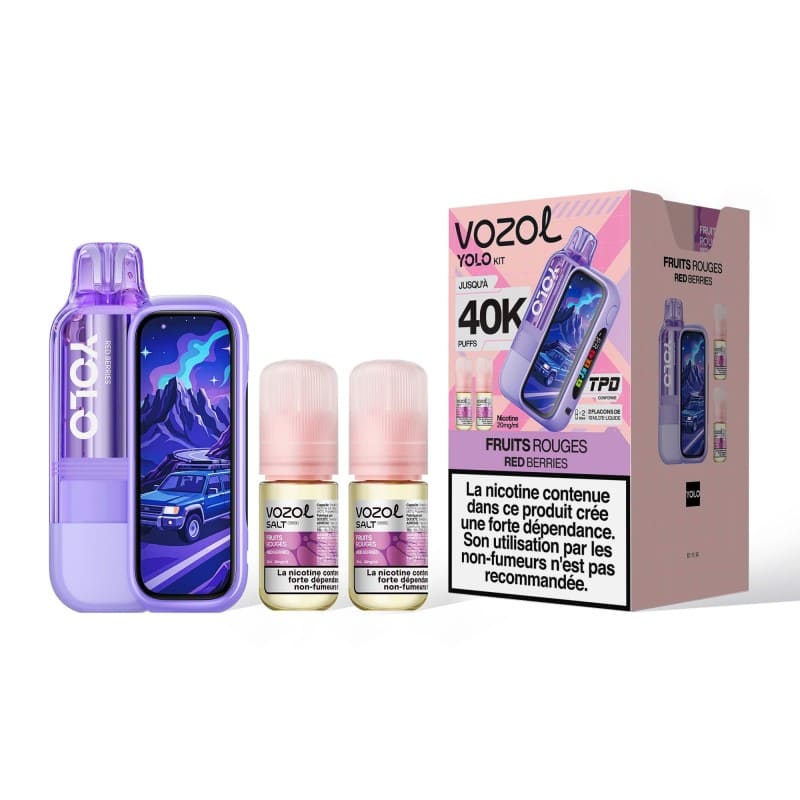 Kit Vozol Yolo 40K - 1000mAh 20ml