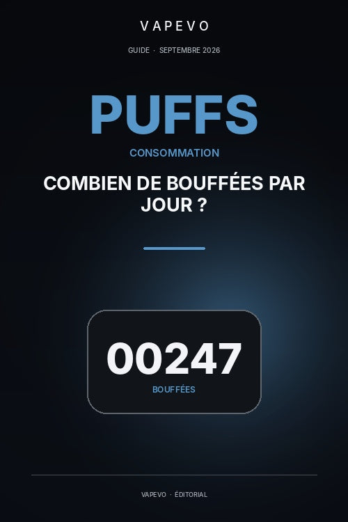 Combien de bouffées de cigarette électronique par jour