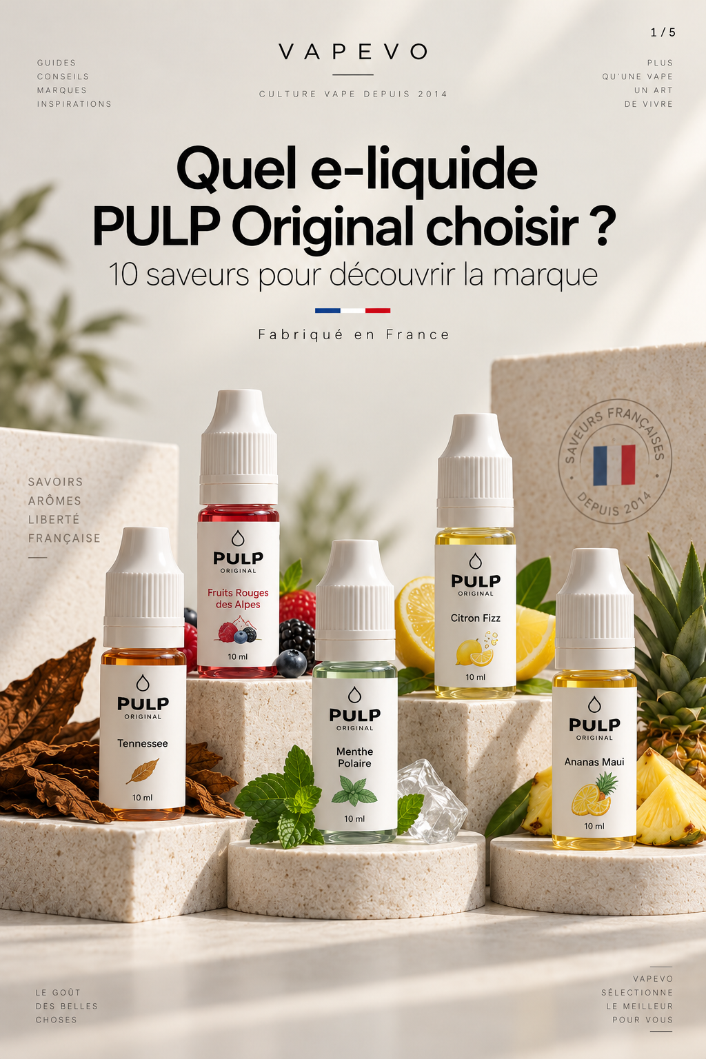 PULP Original : 10 saveurs françaises à découvrir