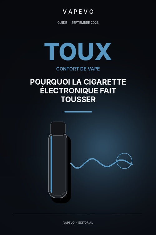 Cigarette électronique qui fait tousser : causes fréquentes