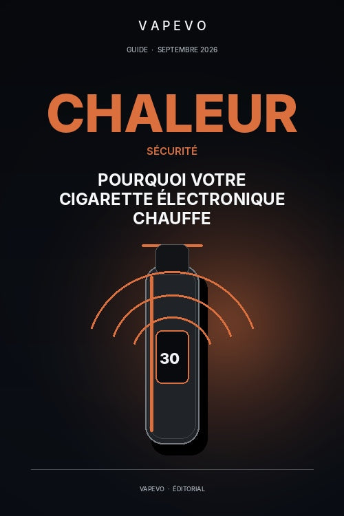 Cigarette électronique qui chauffe : causes et solutions