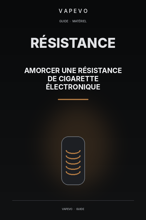Comment amorcer une résistance de cigarette électronique correctement ? - VAPEVO
