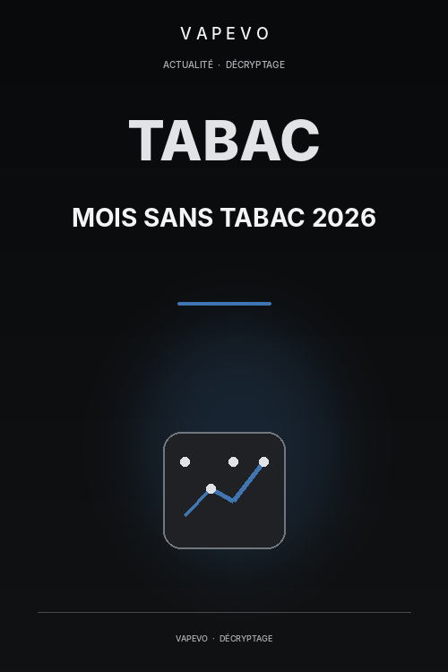 Mois sans tabac 2026 : quelle place pour la cigarette électronique cette année ? - VAPEVO