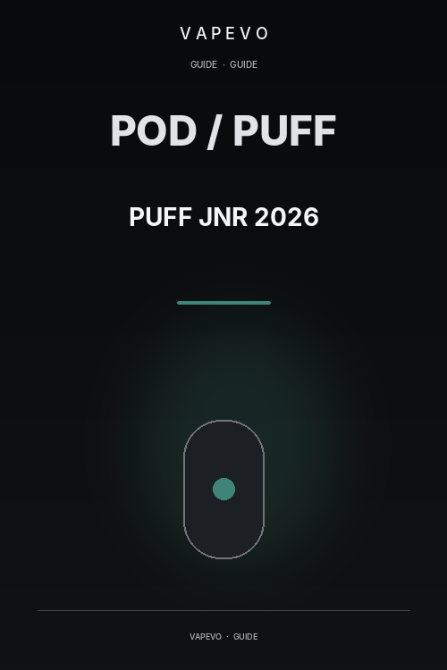Puff JNR 2026 : comparatif des modèles rechargeables - VAPEVO