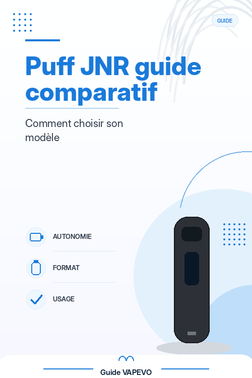 Choisir le Meilleur Puff JNR: Guide Complet et Comparatif