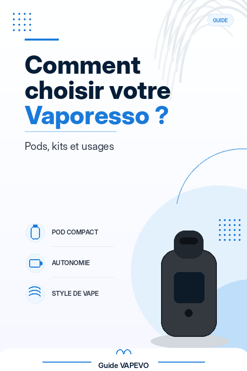 Comment choisir votre Vaporesso idéale ?