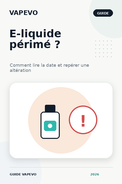 E-liquide périmé : peut-on encore le vapoter ?